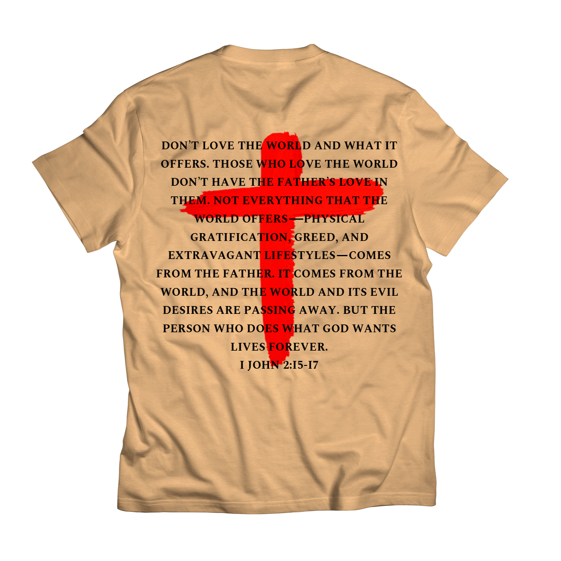 Cream God Is My Fashion Tee