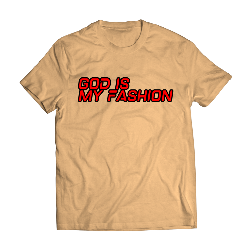 Cream God Is My Fashion Tee